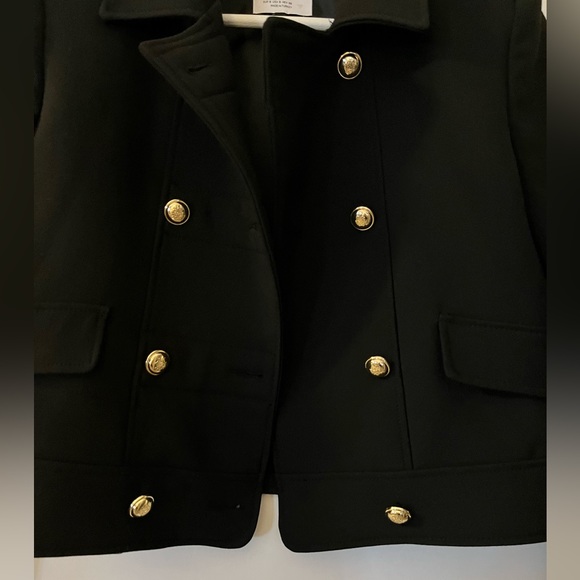 Zara Metal Button Cropped Jacket - Picture 9 of 10